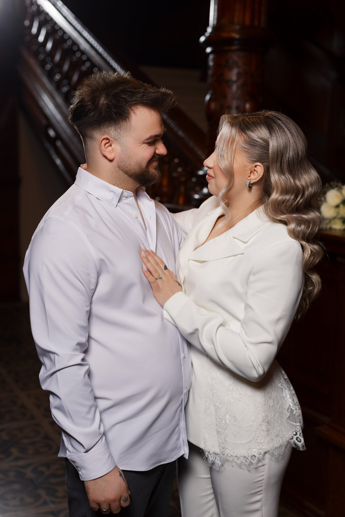 Cununie civilă la palat în Cluj, miri fotografiați editorial (5)